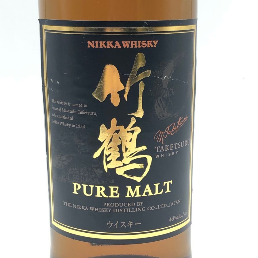 東京都限定◇ニッカ 竹鶴 ピュアモルト 黒ラベル【F2】 - メルカリ 