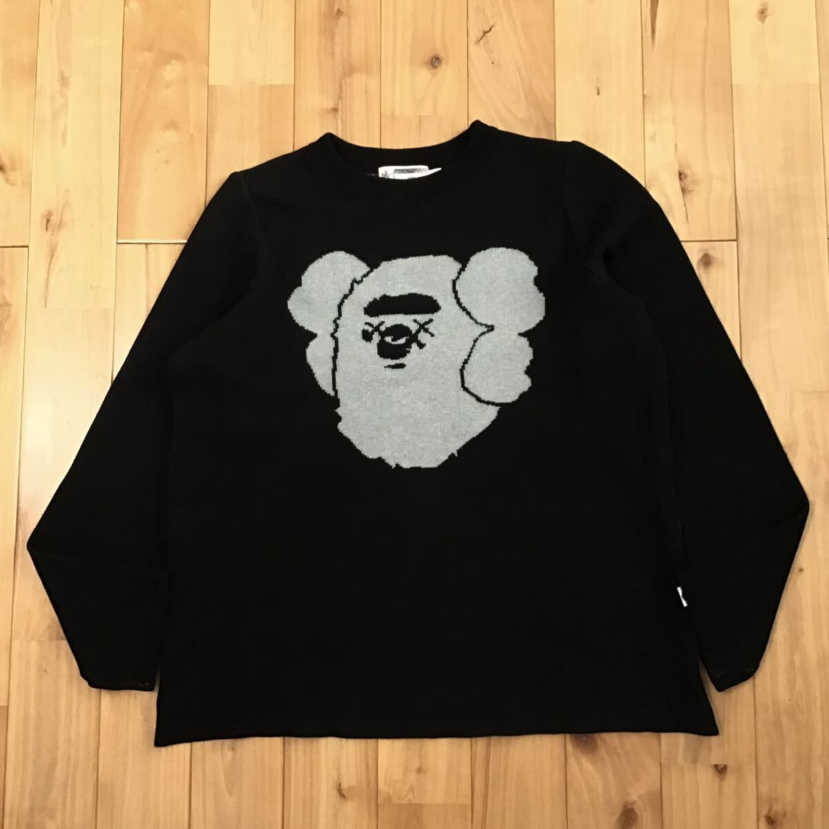 ☆激レア☆ KAWS × BAPE Big Head ニット セーター Sサイズ a bathing ape カウズ エイプ ベイプ アベイシングエイプ  knit NIGO - メルカリ