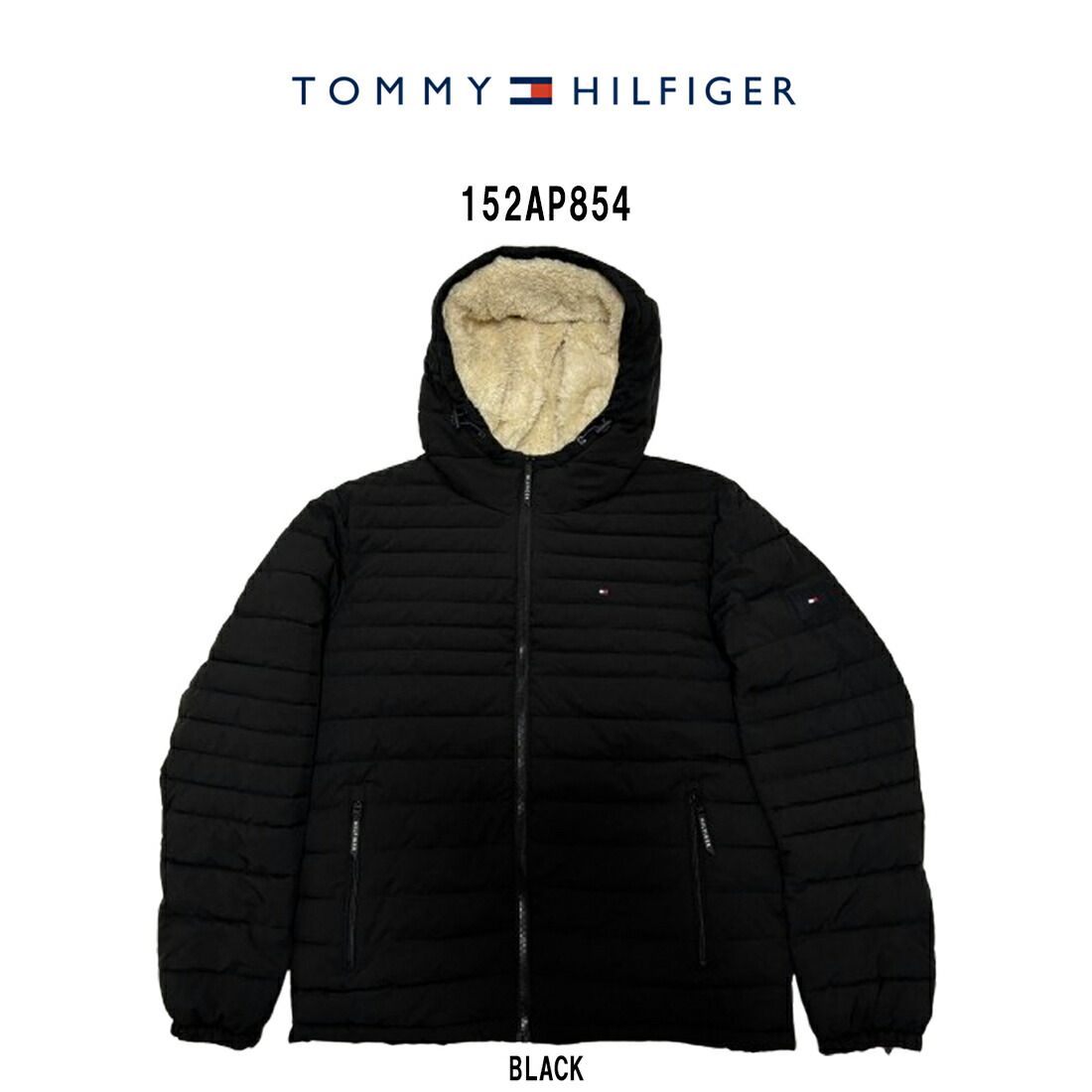 TOMMY HILFIGER(トミーヒルフィガー)ダウンジャケット 中綿 ボア フード付き アウター ジップ 防寒 スポーティ ストリート アウトドア  メンズ 男性用 152AP854 - メルカリ