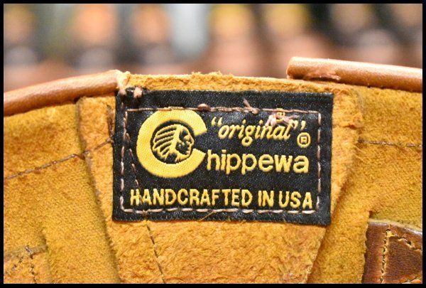 9E 美品 黒タグ】Chippewa チペワ エンジニア 1901M05 茶 タン