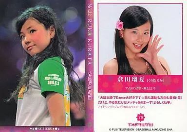アイドリング!!!オフィシャルトレーディングカード 中古】コレクションカード(女性) 76 ： 76/倉田瑠夏/Other Shot