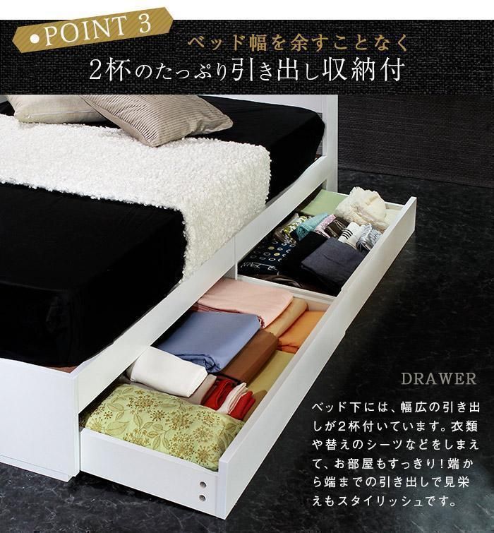 RUES.【ルース】ベッドフレームクイーンマットレス別売【一年 RUES.【ルース】ベッドフレームクイーンマットレス別売【一年