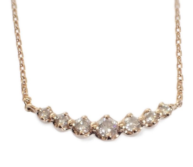Aランク 4℃ ダイヤモンドネックレス 111631123101 ネックレス K18ピンクゴールド ダイヤモンド 合計0.14ct レディース ジュエリー|アクセサリー