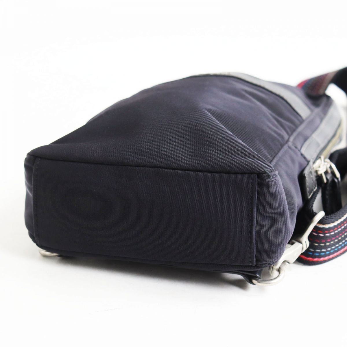 ドンドン見直し】良品○Paul Smith ポールスミス レザー×ナイロン系