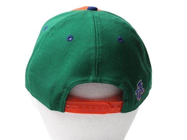 野球 デッドストック 当時物 新品未使用 メッツ つば裏グリーン 緑 平刺繍