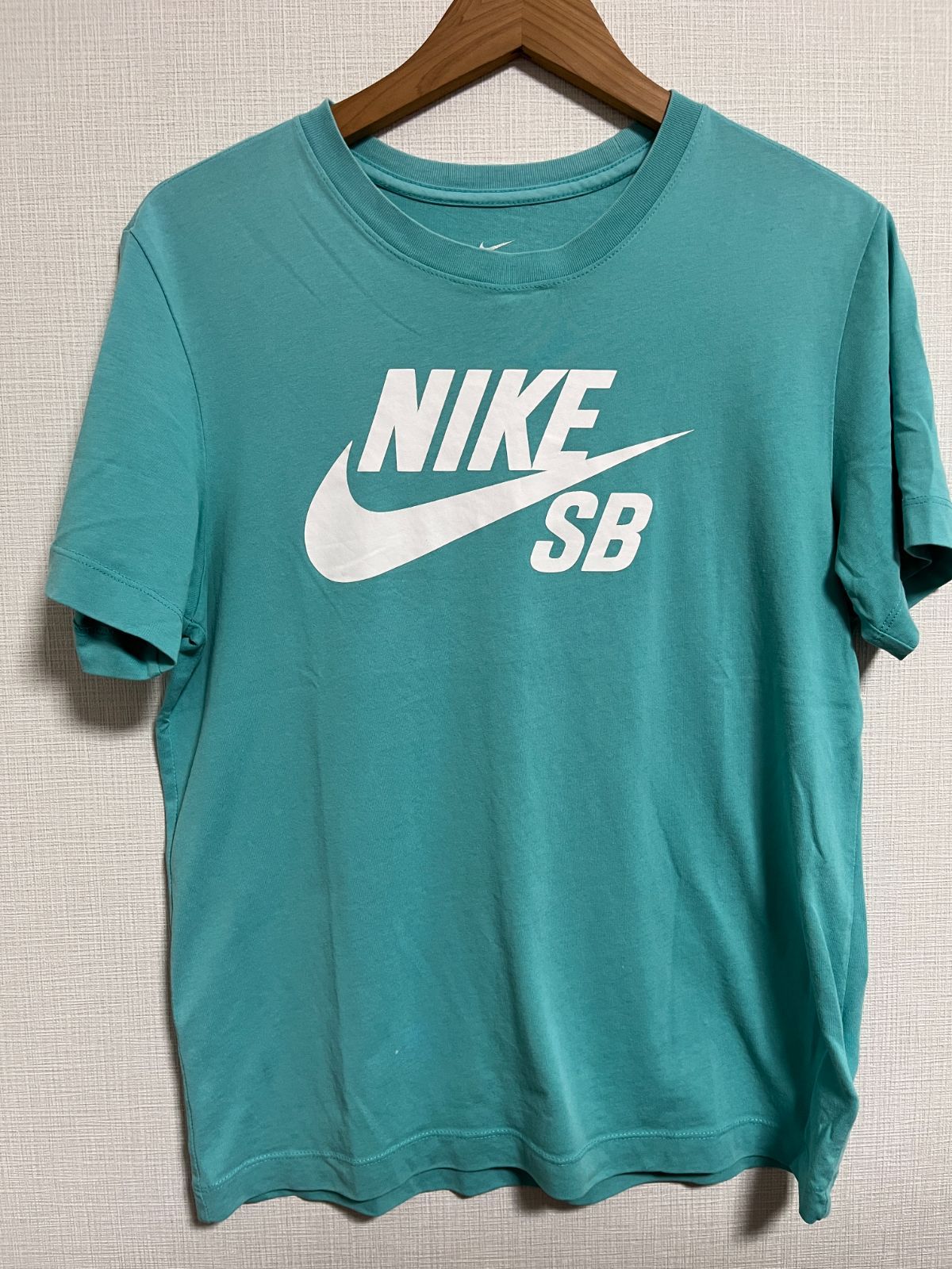 NIKE SB ロゴT 古着T ミントグリーン M - メルカリ