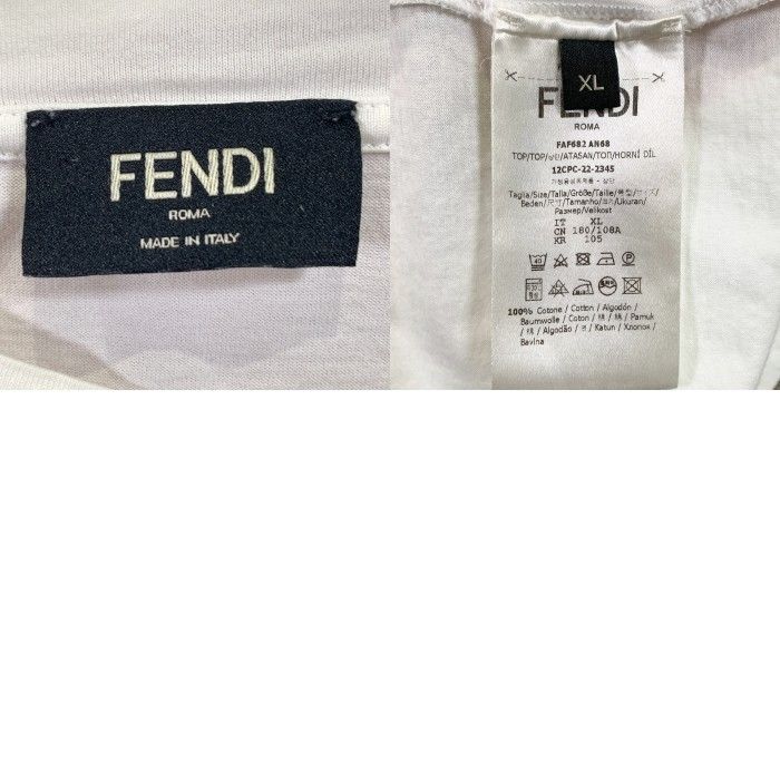 FENDI フェンディ 23SS FF ズッカ柄 オーバーサイズ 半袖 T