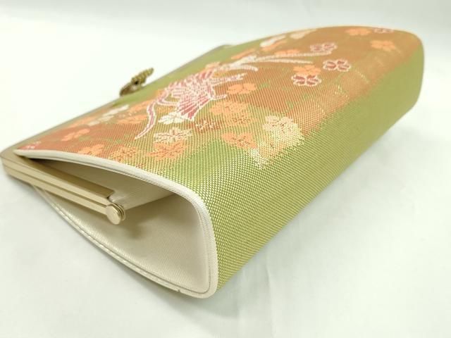 和装バッグ 平和屋着物▽和装小物 和装バッグ・草履セット 鳳凰梅松花文