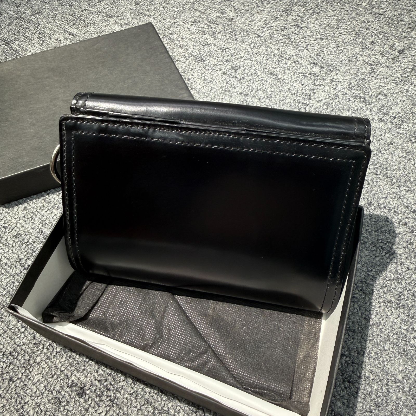  MASTERMIND JAPAN x PORTER レザー 折り財布 カードケース コインケース 三つ折り財布 折り財布