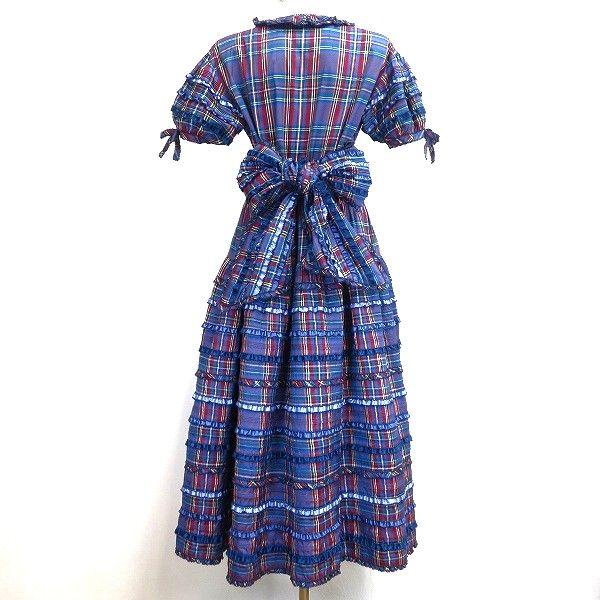 ふ*☆様 ワンダフルワールド ワンピース ピンタック ピコフリル ベージュ sux ワンダフルワールド WONDERFUL WORLD カネコイサオ 半袖