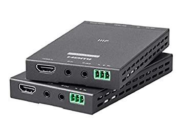 非常に良い Monoprice Blackbird 4?K Pro HDBaseTエクステンダーキット IR 70?M with POC rs232 HDCP 2.2
