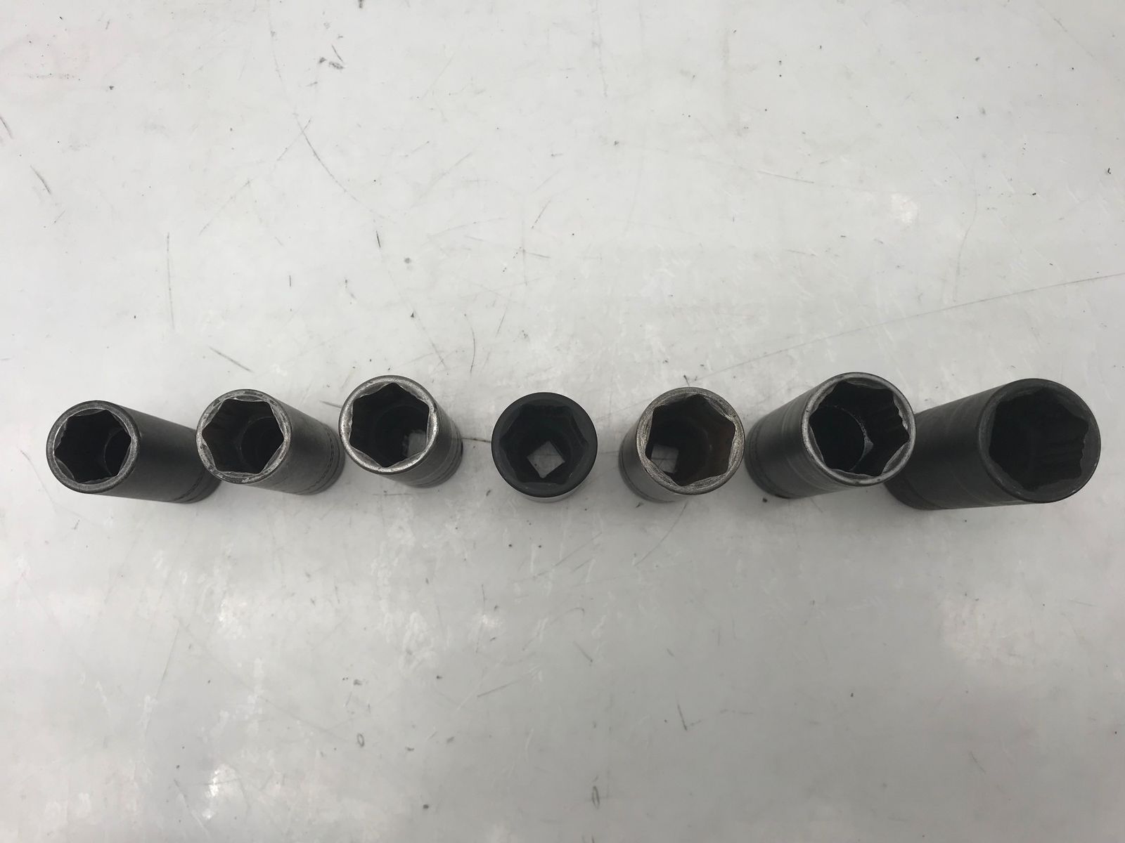 9.5mm sq6角ディープインパクトソケット7点セット