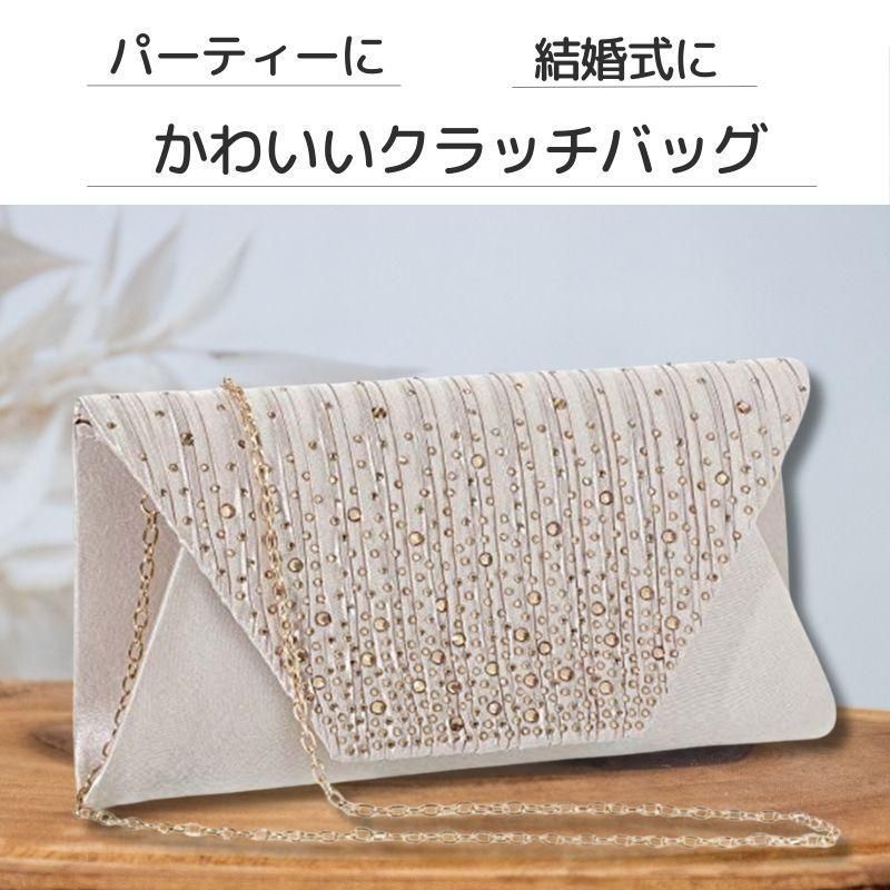 ハンドバッグ レディース クラッチバッグ パーティーバッグ イブニングバッグ グリッター きらきら チェーンストラップ 結婚式 お呼ばれ 二次会 パーティー シルク ハンドバッグ レディース | leaflower 001 リーフラワー（レディースファッション専門店） | パーティーバッグ シルク | Vzodiz