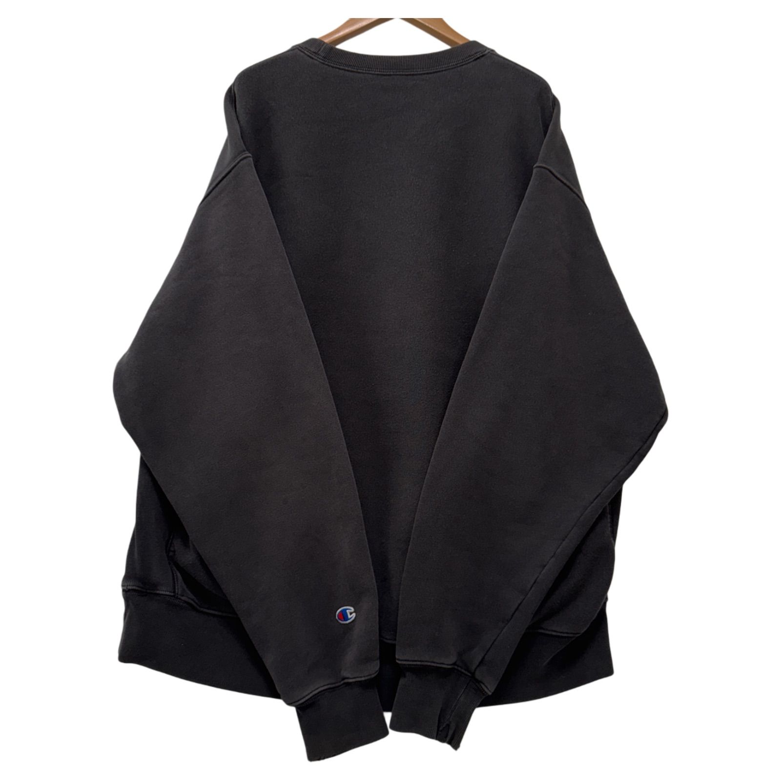 チャンピオン リバースウィーブ 90s USA製 XL ブラック 黒 90s USA製 Champion リバースウィーブ パーカー 刺繍タグ XL