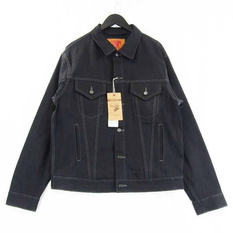 ANDFAMILYS アンドファミリー DENIM TRACKER JACKET JK-2407783 デニムジャケット Gジャン ブラック 黒 40 37000282