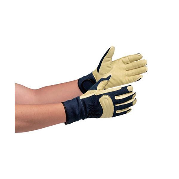 ミドリ安全 消防 レンジャー用 防火 手袋 豚革補強タイプ M MK-FM-2-NV-M 1双 グローブ