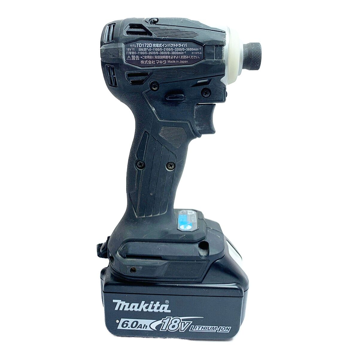 ♭♭MAKITA マキタ 18V 充電式インパクトドライバ 充電池2個、ケース付 TD172D ブラック - メルカリ