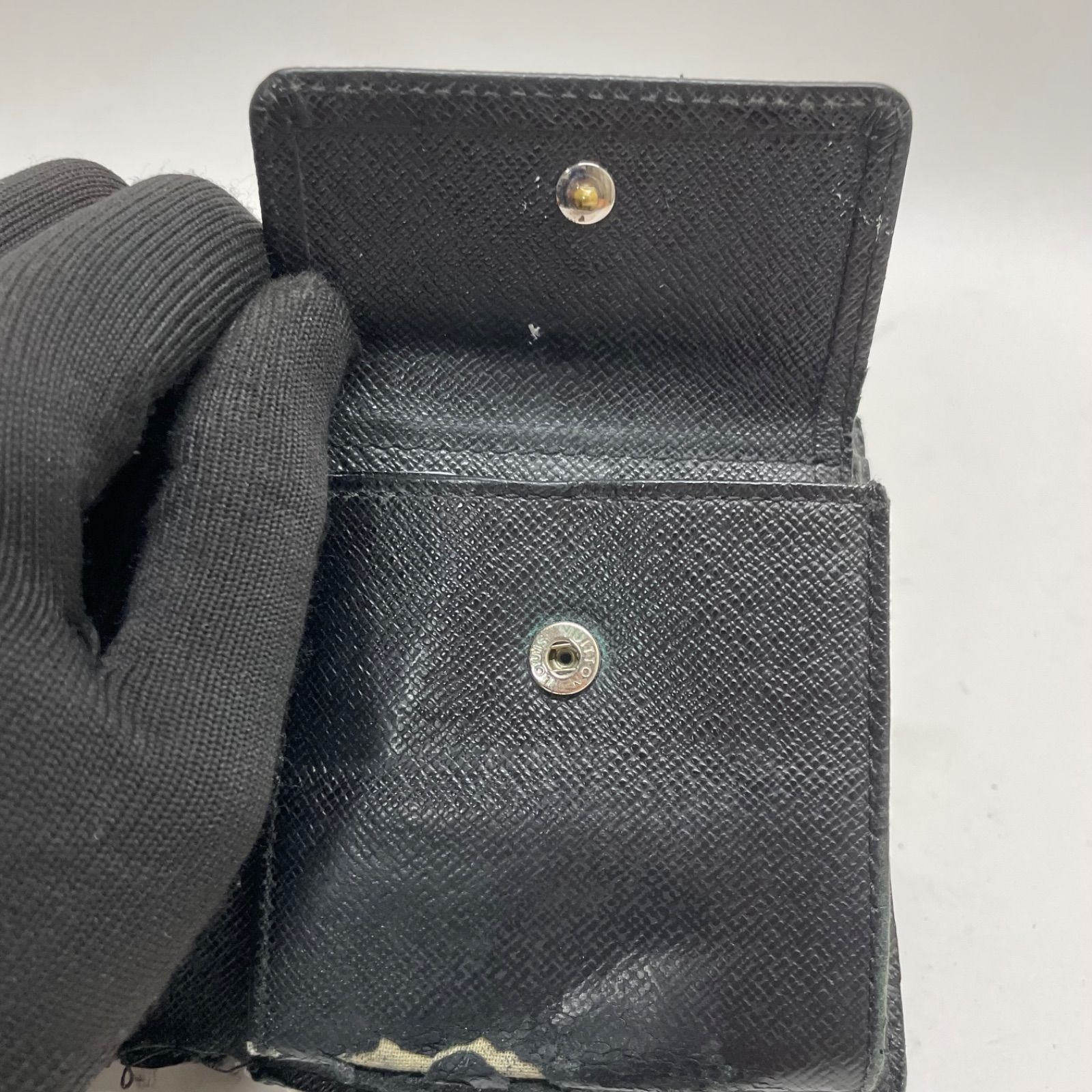 j47　マルコ　ルイヴィトン　二つ折り財布　ダミエグラフィット　ブラック 楽天市場】ダミエグラフィット ポルトフォイユマルコの通販