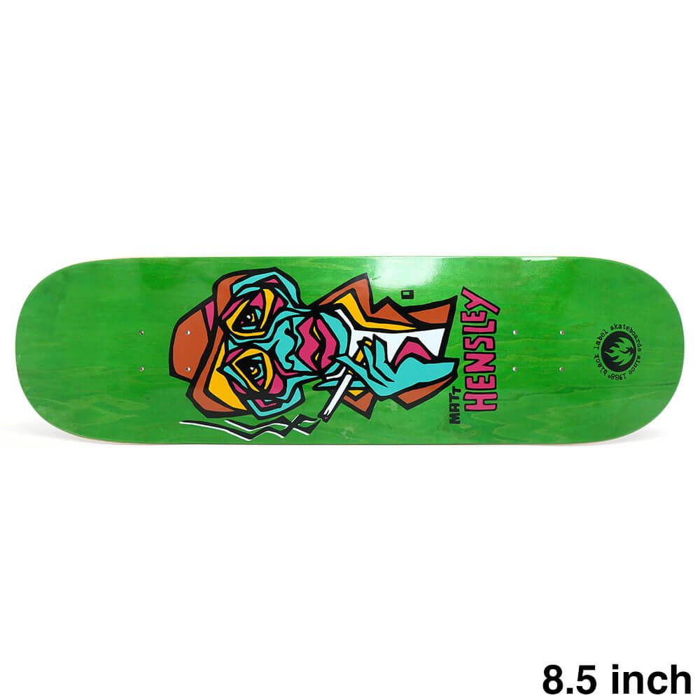 BLACK LABEL DECK ブラックレーベル デッキ MATT HENSLEY SMOKING SECTION GREEN STAIN 8.5 スケートボード スケボー
