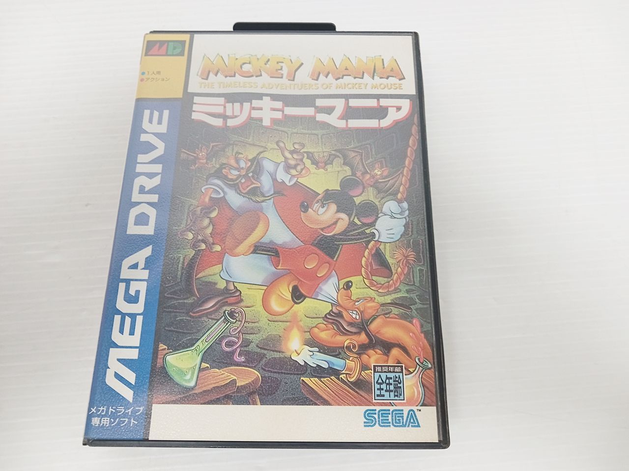 SEGA セガ メガドライブ MICKEY MANIA ミッキーマニア 動作確認済み 