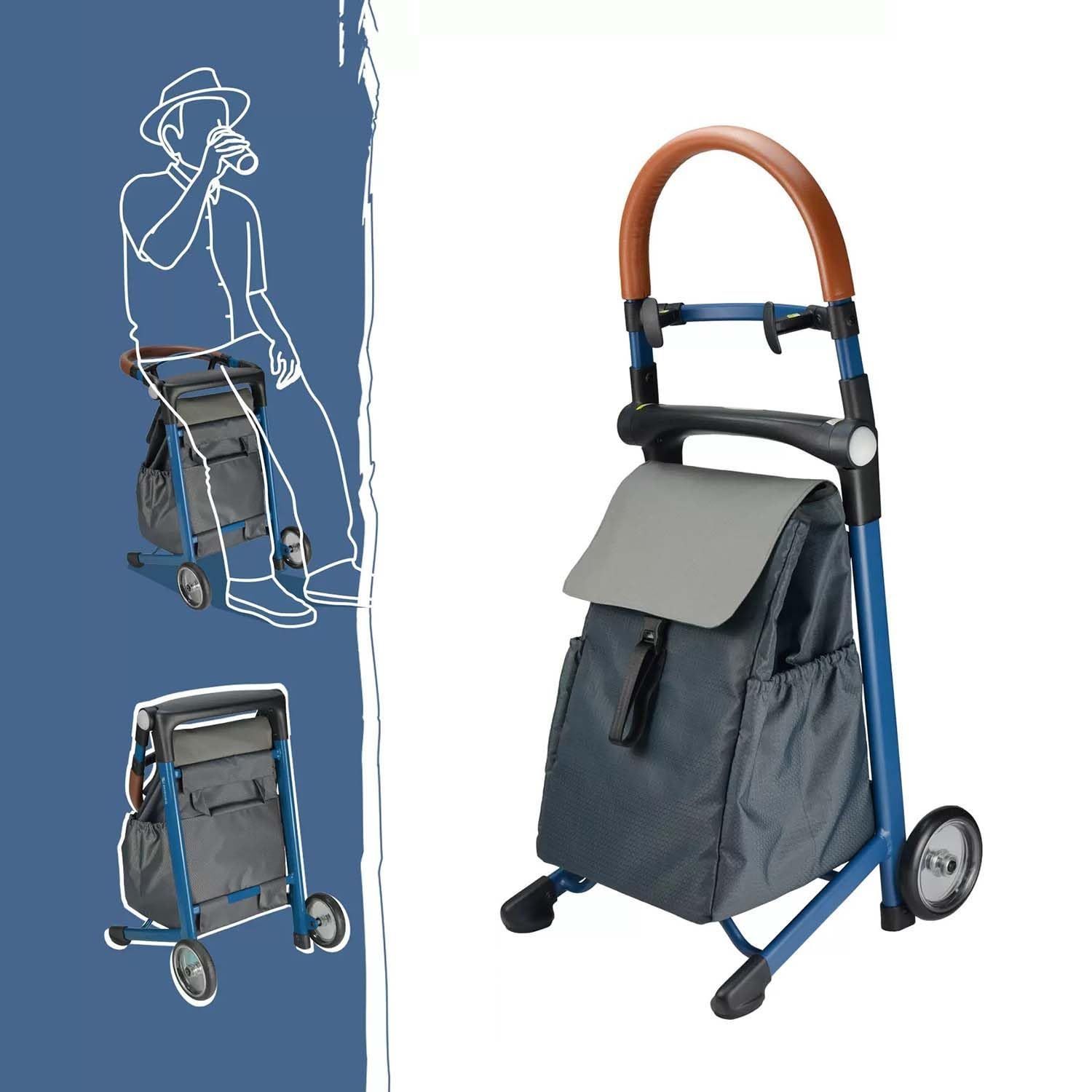 ショッピングカート 折りたたみ キャリーカート 40L大容量 軽量 静音 買い物カート 防水 ショッピングキャリー 収納簡単 階段も登れる 野菜 荷物運び 運搬 買い物カート 敬老の日プレゼント