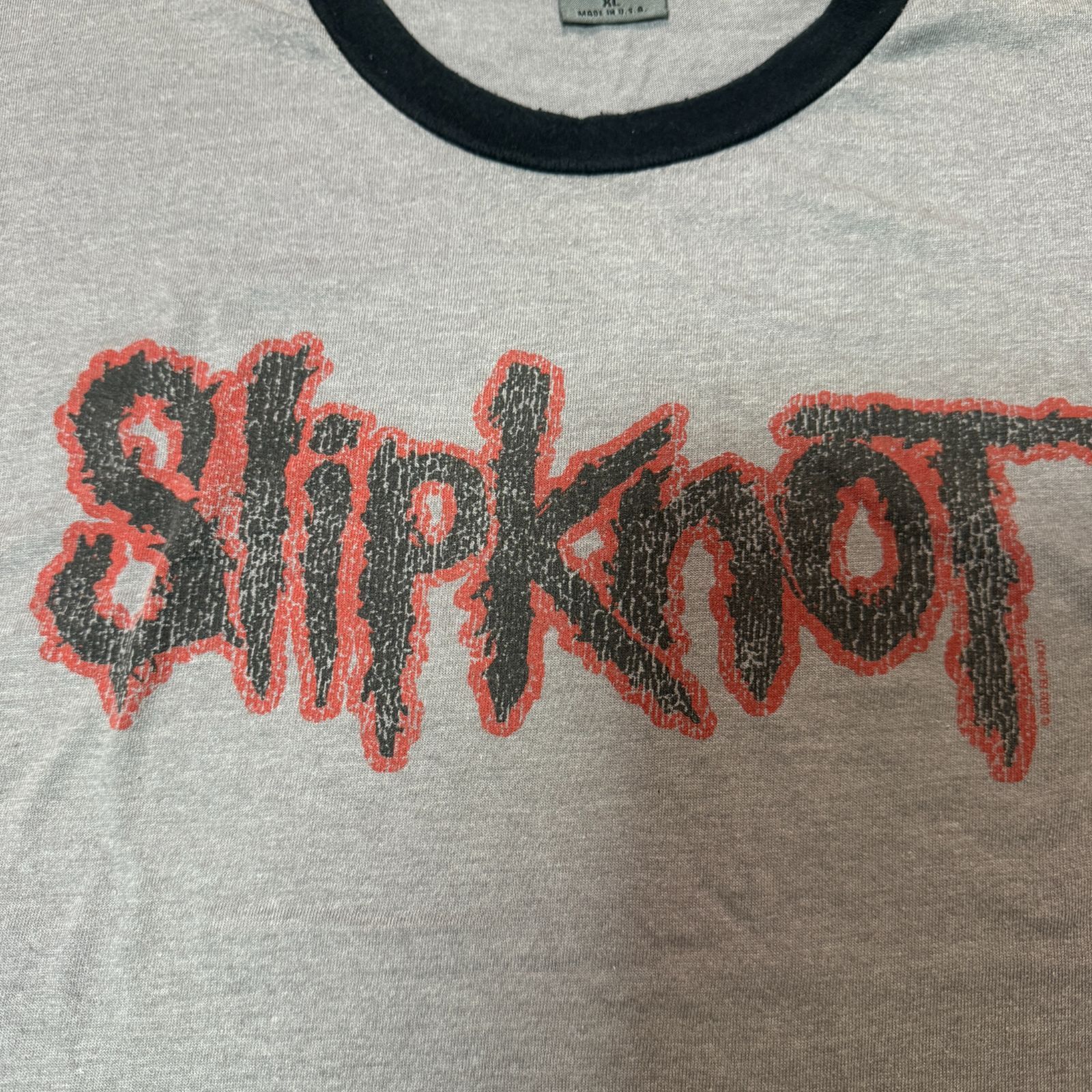 00s slipknot 2003 リンガーTシャツ XLサイズ vintage T-Shirt 