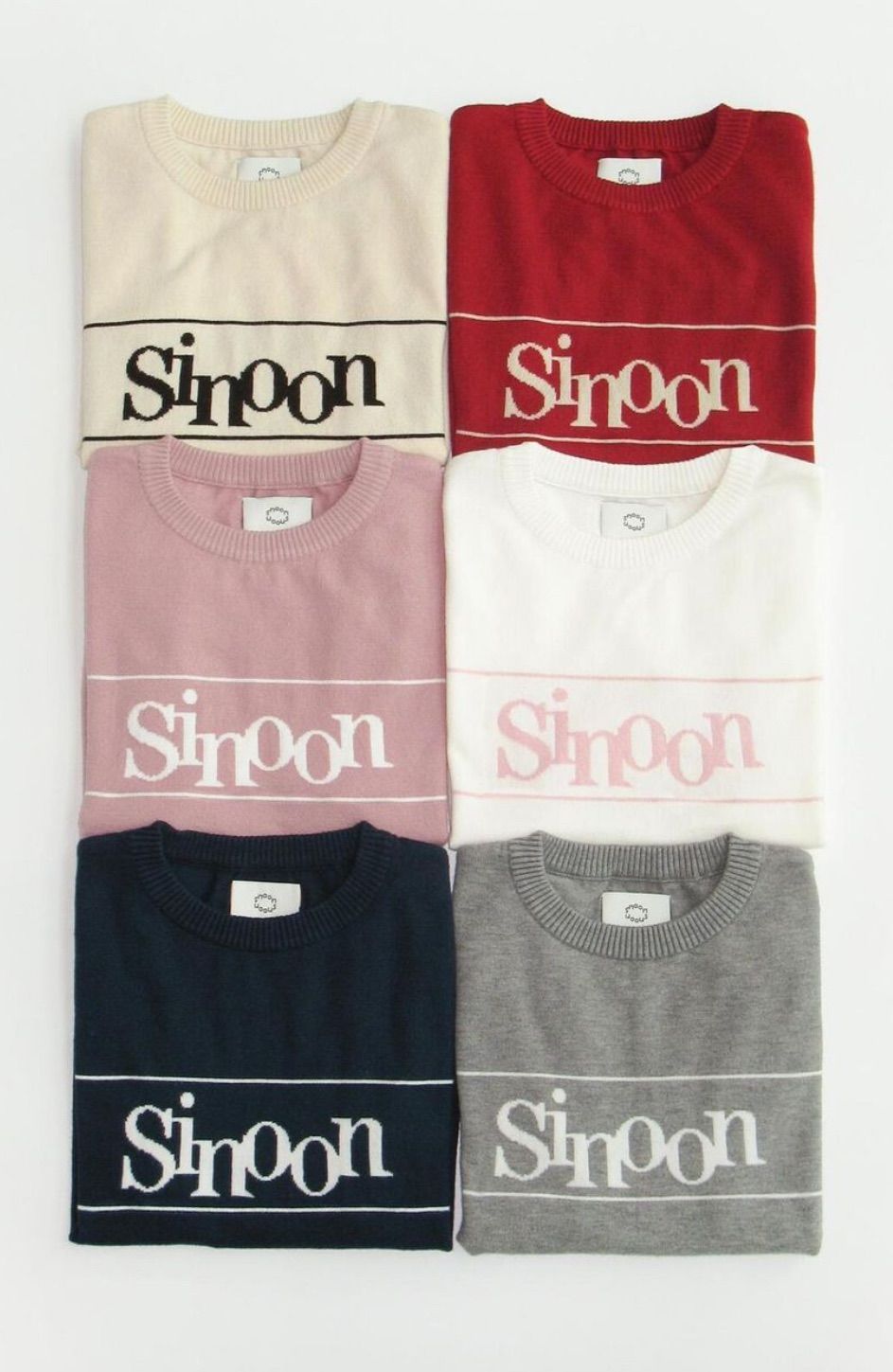 Sinoon 半袖ニット 正規品 Sinoon ネイビー 半袖ニット - メルカリ