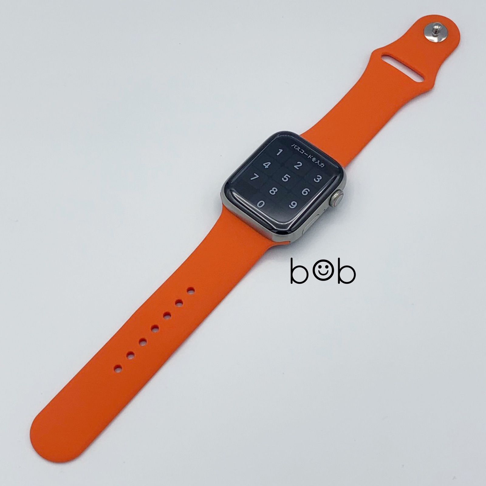 ☆新品41㎜☆Apple Watch エルメス オレンジラバー HERMES 逆輸入 7020