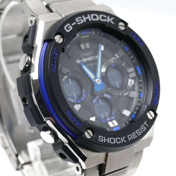 CASIO カシオ G-SHOCK G-STEEL 電波 腕時計 ソーラー GST-W100D-1A2JF