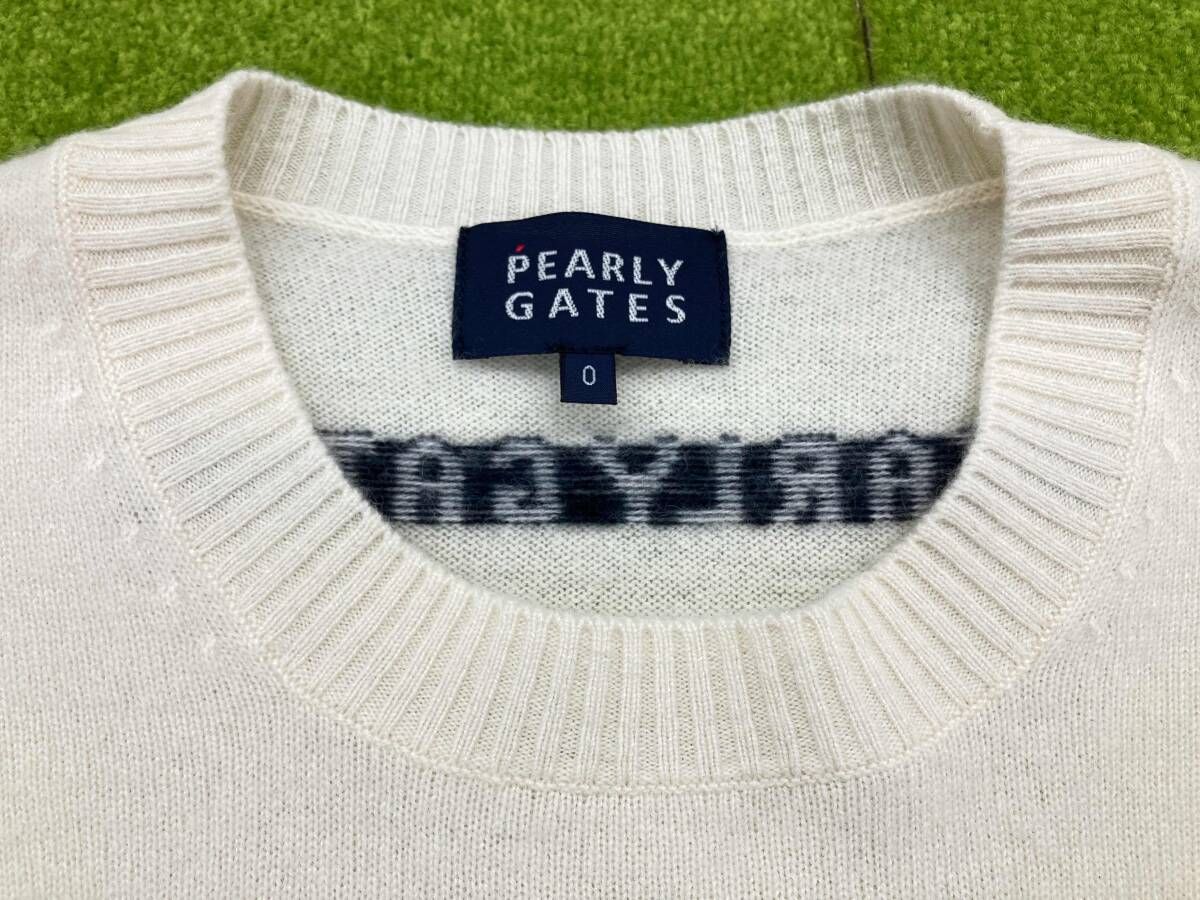 PEARLYGATES パーリーゲイツ 長袖セーター カシミヤ100% レディース