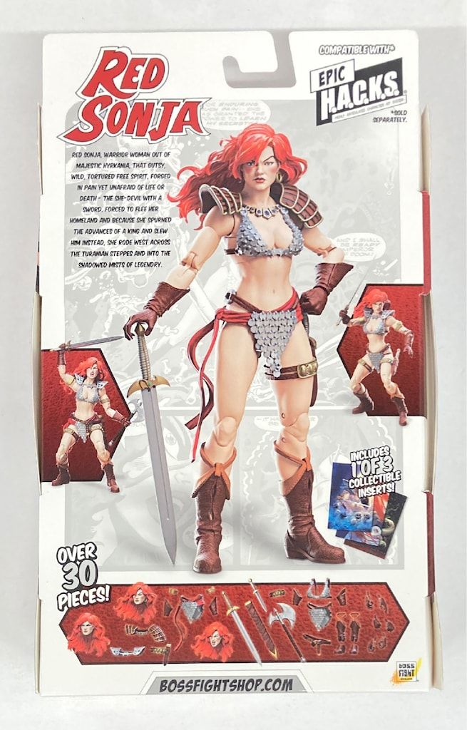BOSS FIGHT STUDIO ACTION FIGURE RED SONJA