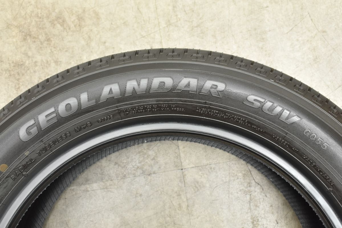 2025年製 新車外し品】ヨコハマ ジオランダーSUV G055 225/55R18 4本