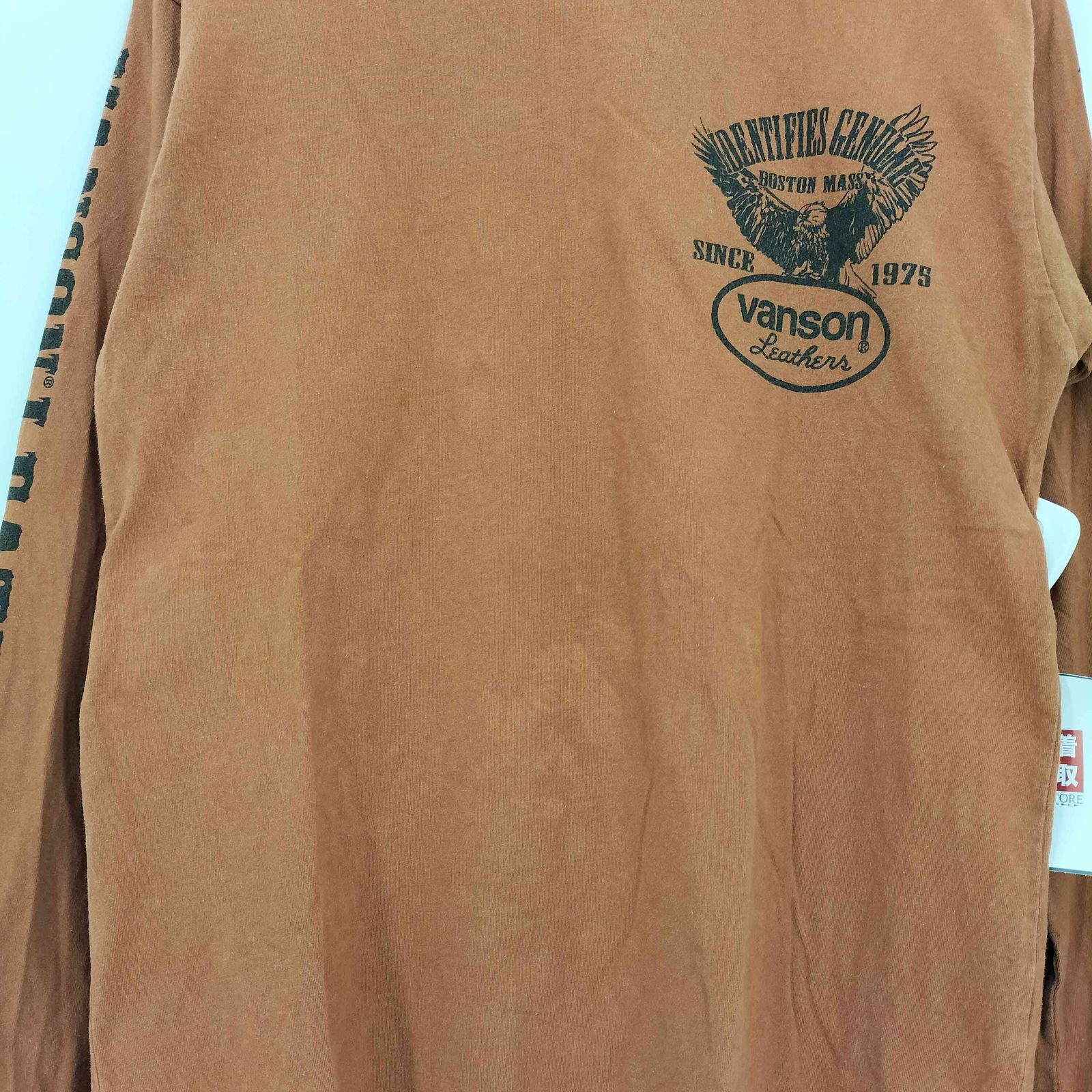 バンソン VANSON ロングスリーブTシャツ ロンT メンズ import：L