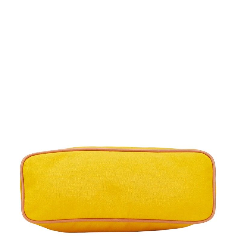 エルメス ボリードポーチ30 ポーチ 小物入れ イエロー キャンバス  