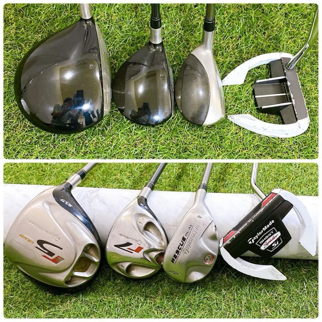 レフティ テーラーメイド R9 r7 メンズゴルフセット 12本 初心者 入門 希少なレフティ】TaylorMade テーラーメイド メンズゴルフクラブ