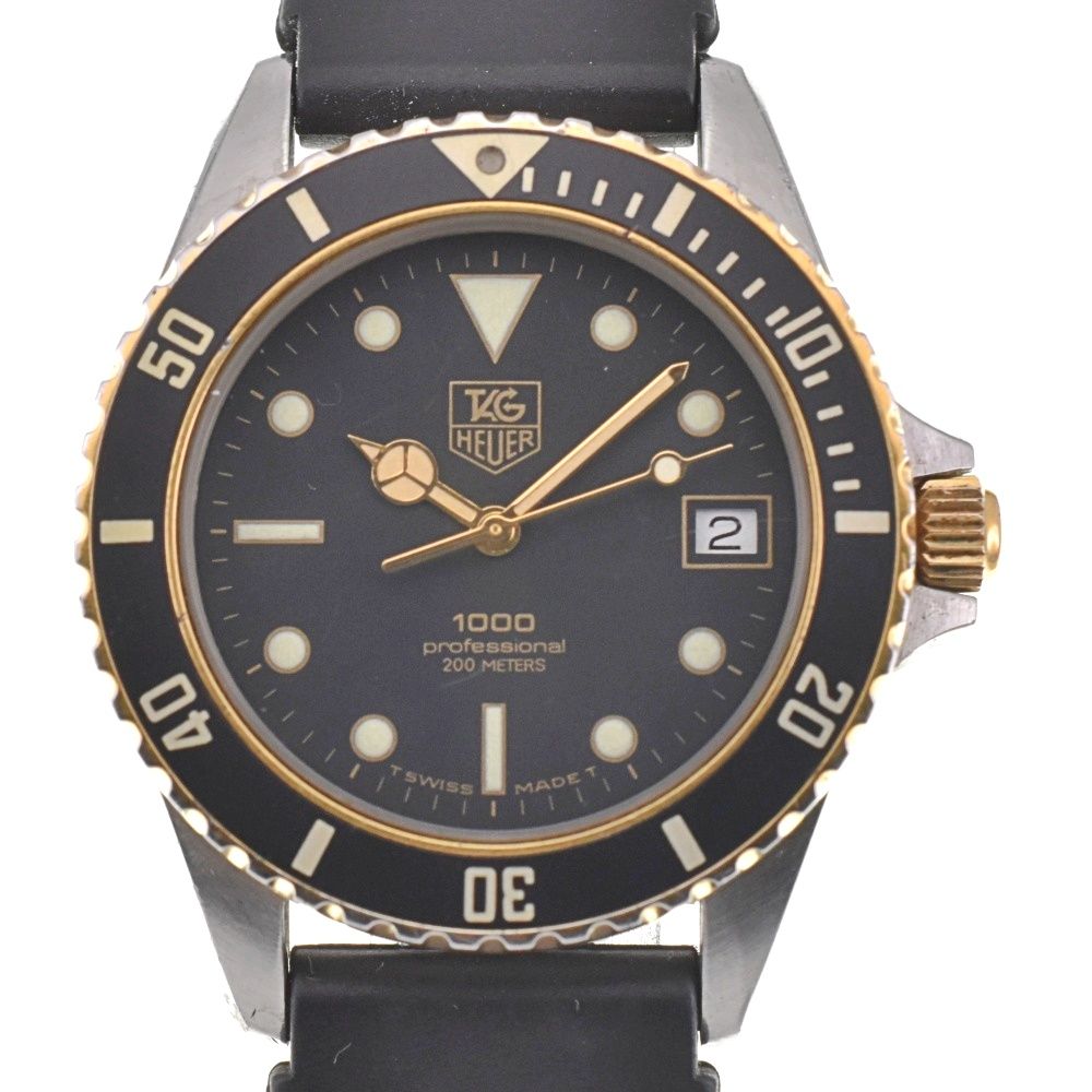 タグホイヤー TAG HEUER 980.020N 1000 プロフェッショナル デイト クォーツ メンズ良品 O#137275