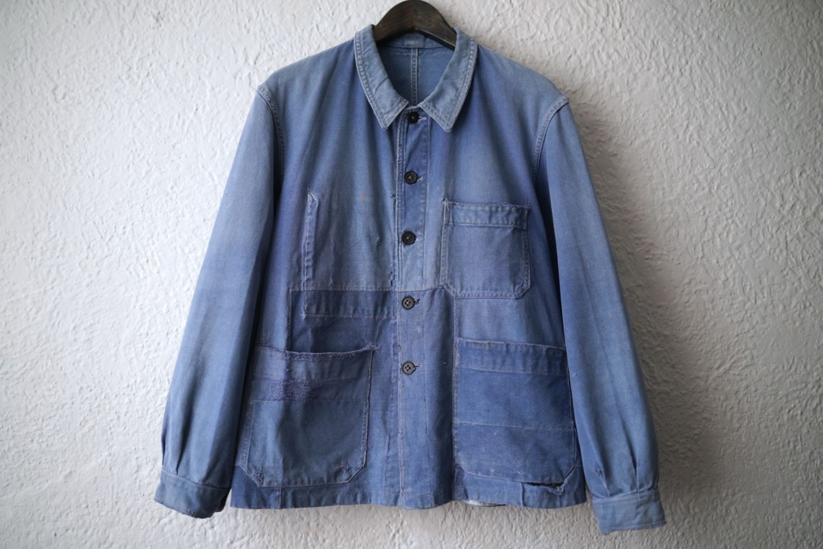 1940's フレンチモールスキンカバーオールジャケット / Vintage