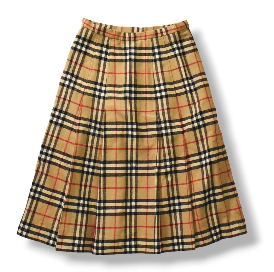希少美品 BURBERRYS スカート プリーツ 80s ウール チェック11 希少美品 BURBERRYS スカート プリーツ 80s ウール チェック11