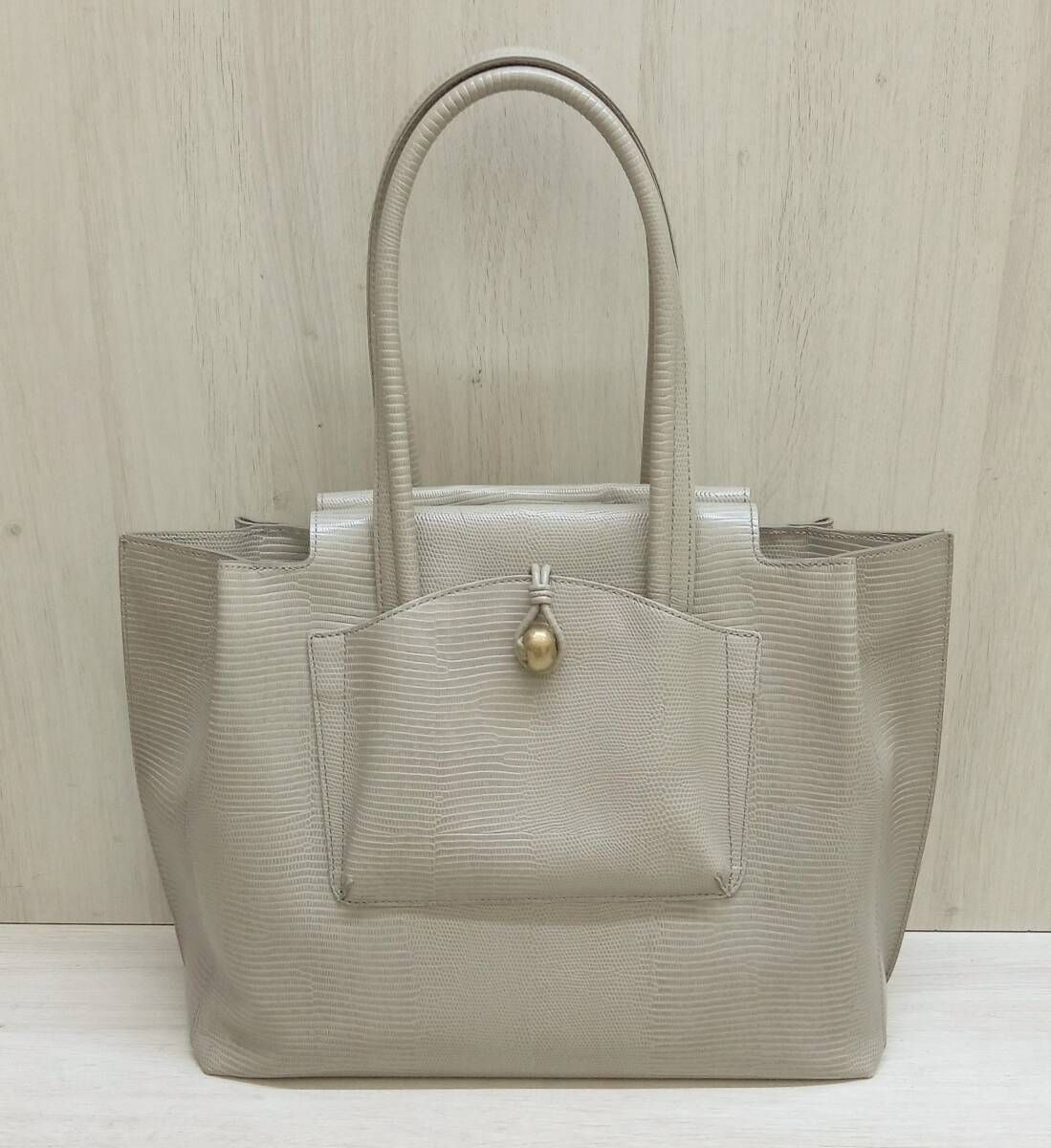 TOFF＆LOADSTONE|トフ アンド ロードストーン|トートバッグ|TL6960|牛革トートバッグ|チャコールグレー系