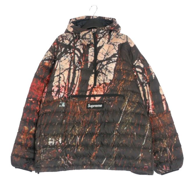 Supreme マイクロダウン L Micro Down Half Zip Hooded Pullover