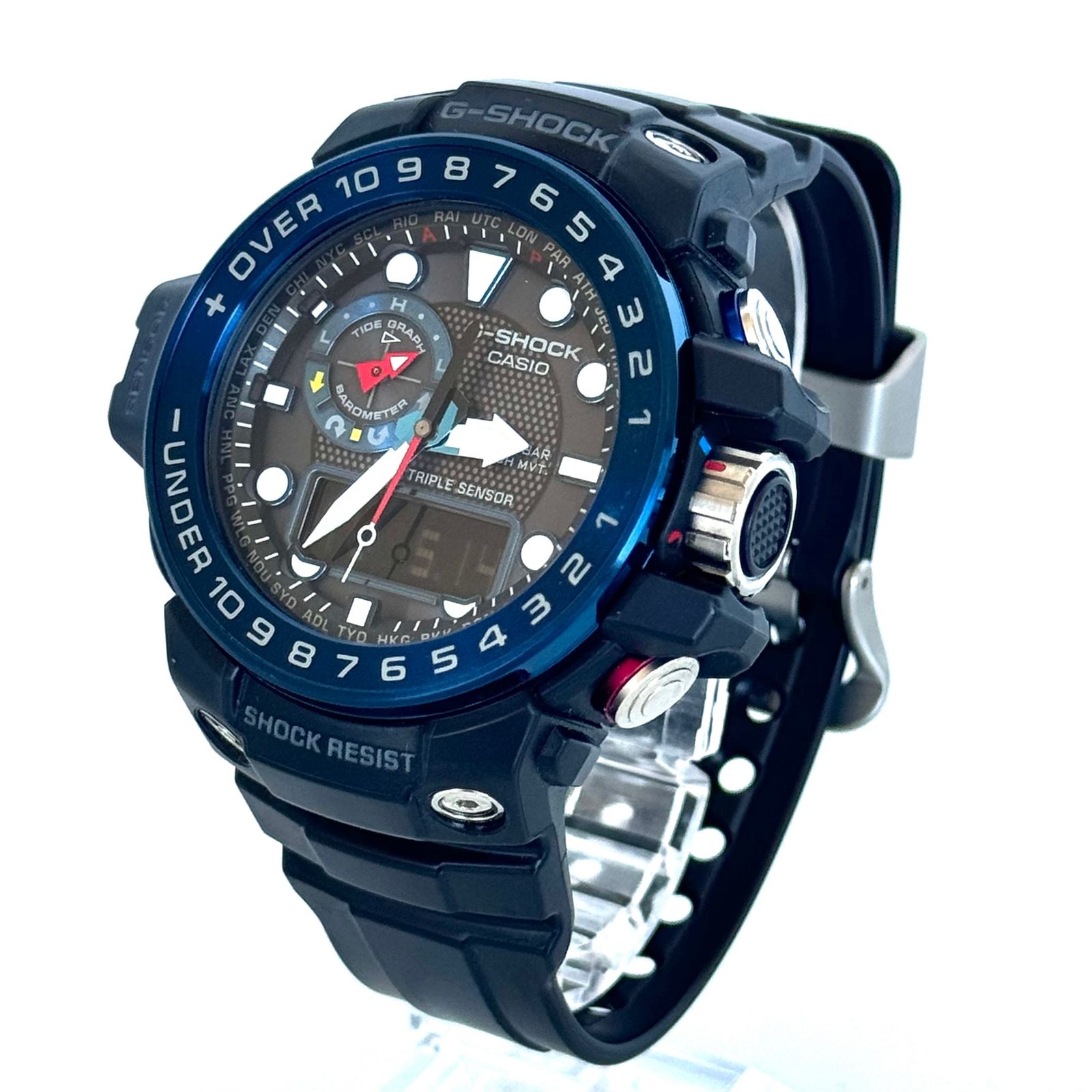 カシオ ガルフマスター GWN-1000B-1BJF 電波ソーラー アナデジ ラバー 