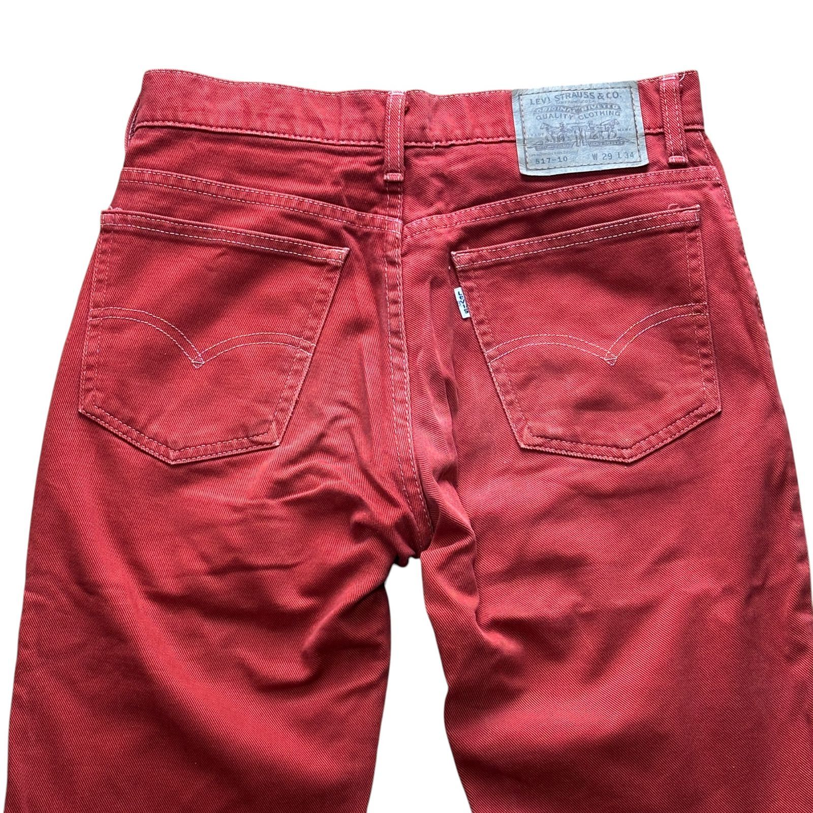 LEVI'S 517-10 90's 日本製J09 レッド ブーツカット デニム