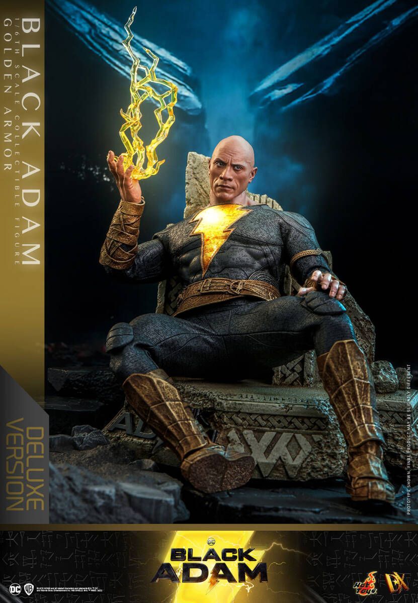ホットトイズ 1/6 ブラックアダム ゴールデンアーマー 未開封