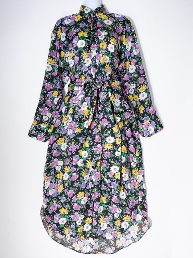 PLAN Cプランシー 2021AW フラワープリント ワンピース【38  