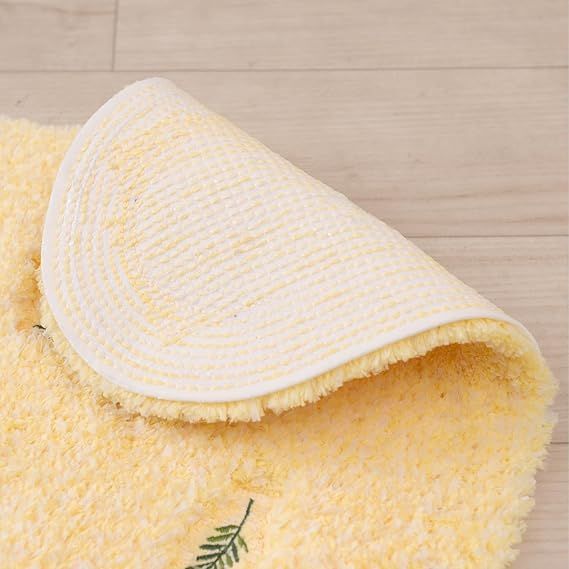 限定SALE,送料無料 【在庫処分】センコー S.D.S トイレ用品 スイートミモザ トイレマット 約60×60cm イエロー 15704