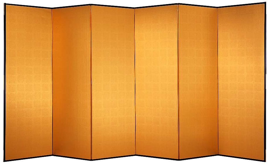 金屏風 ６尺６曲 当社オリジナル屏風