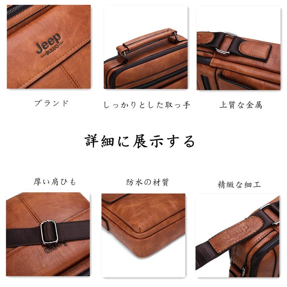 特価商品】【Jeep buluo】メンズショルダーバッグレザーバッグ