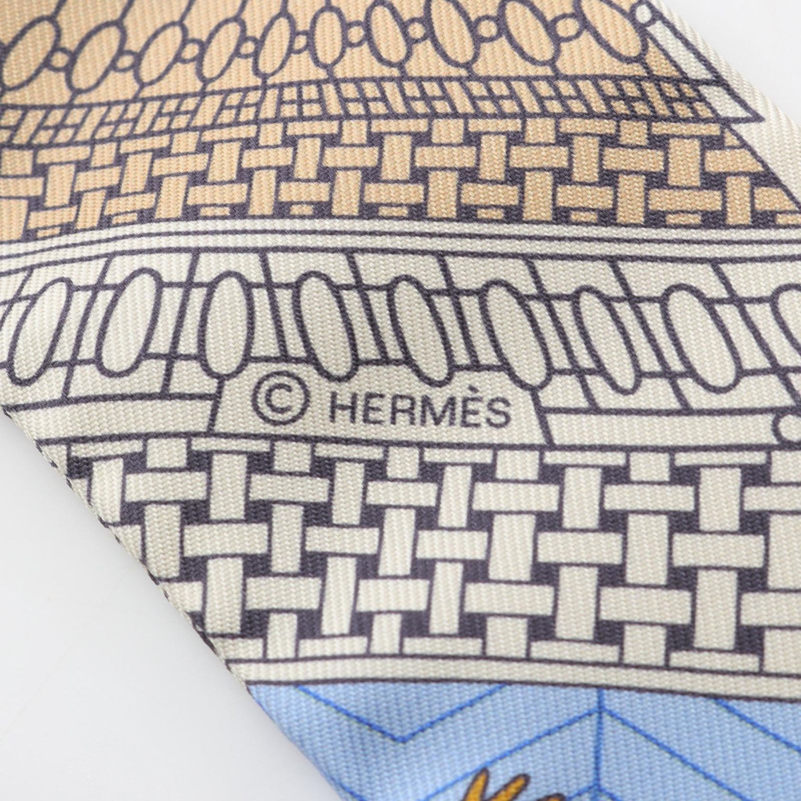 【新品・未使用】エルメスツイリー　OBJECTS DE CURIOSITE HERMES エルメス ツイリー Objets de Curiosite スカーフ - メルカリ