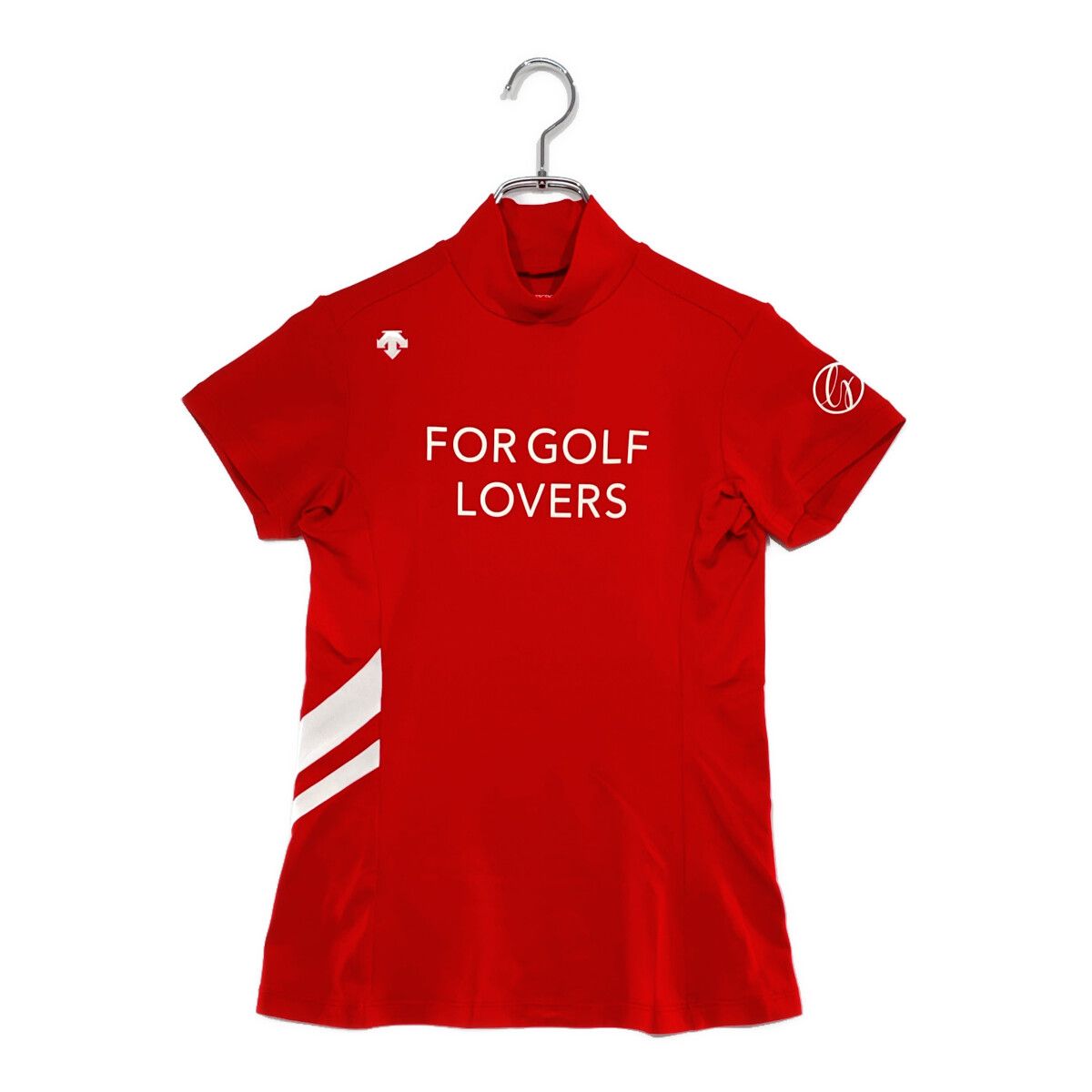 中古 レディース デサントゴルフ DESCENTE GOLF 半袖シャツ M 赤