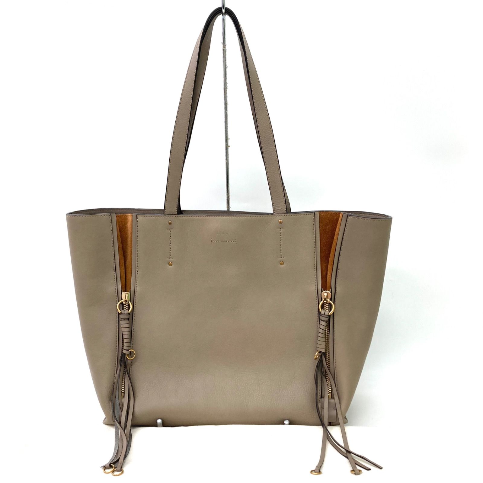 🌟最終価格🌟【Chloé】クロエ マイロ トートバッグ レザー グレージュ